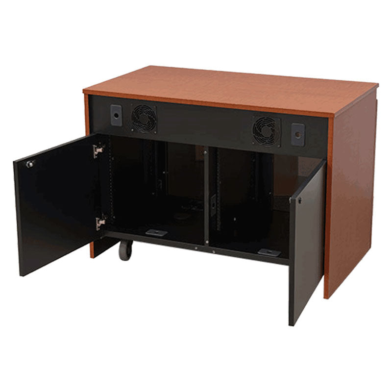 Audio Visual Furniture Credenza (2 Bay, 2x 12RU) CR2000EX