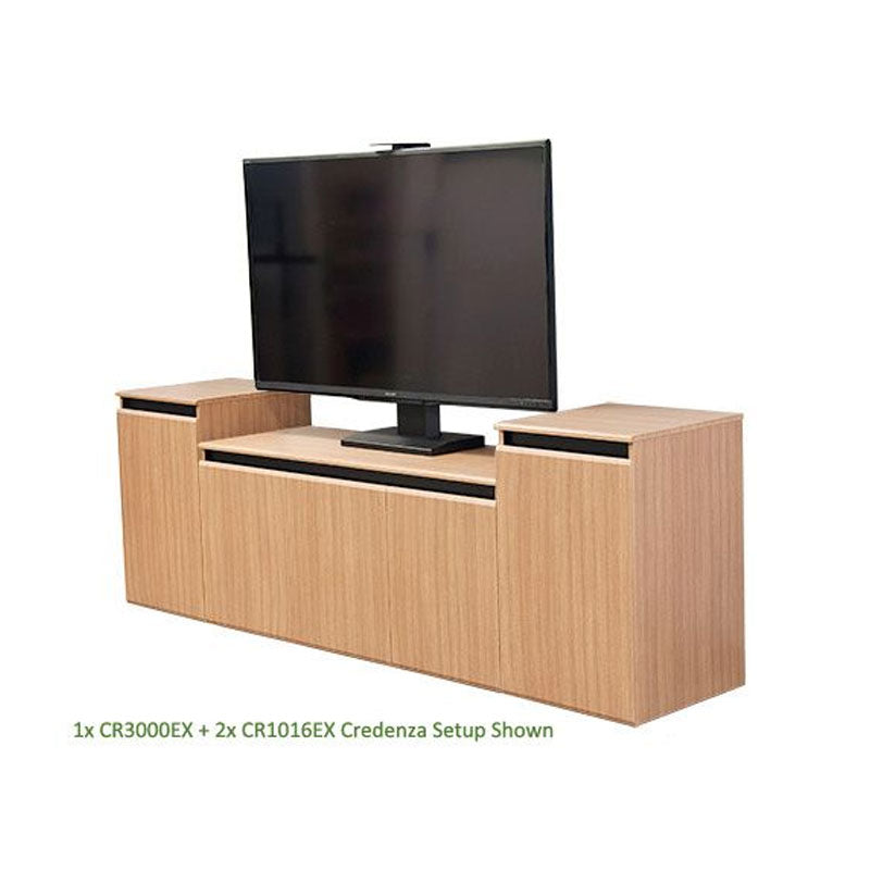 Audio Visual Furniture Credenza (3 Bay, 3x 12RU) CR3000EX