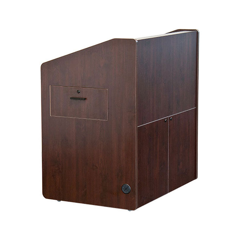 Audio Visual Furniture Dual Rack Multimedia Podium (20RU, Various) PD3007