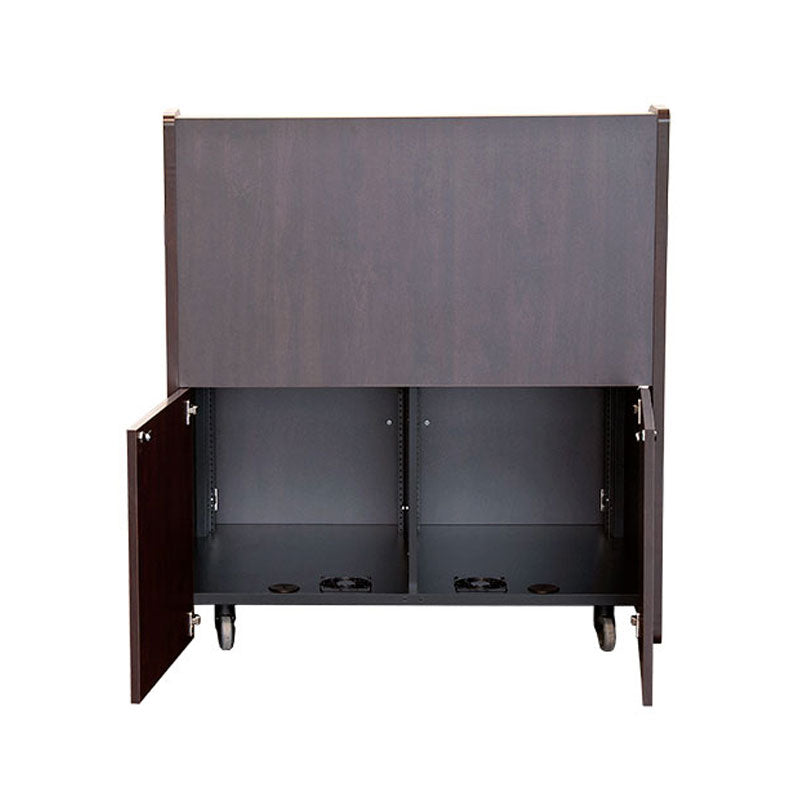 Audio Visual Furniture Dual Rack Multimedia Podium (20RU, Various) PD3007