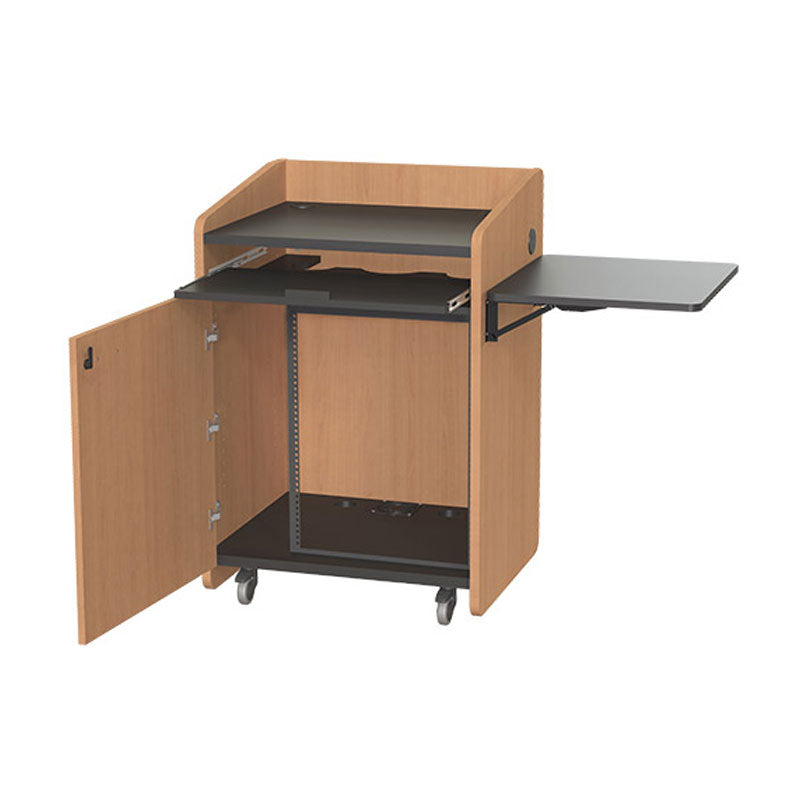 Audio Visual Furniture Economy Podium with Rack (14RU, Various) PD3004