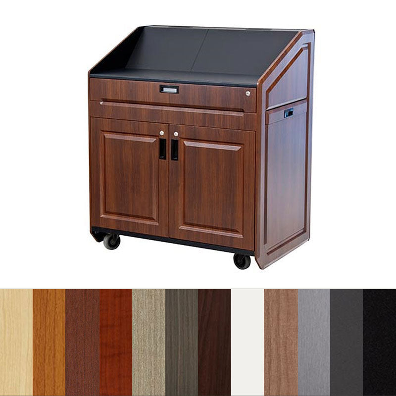 Audio Visual Furniture Executive Podium (12RU, Various) PDX21