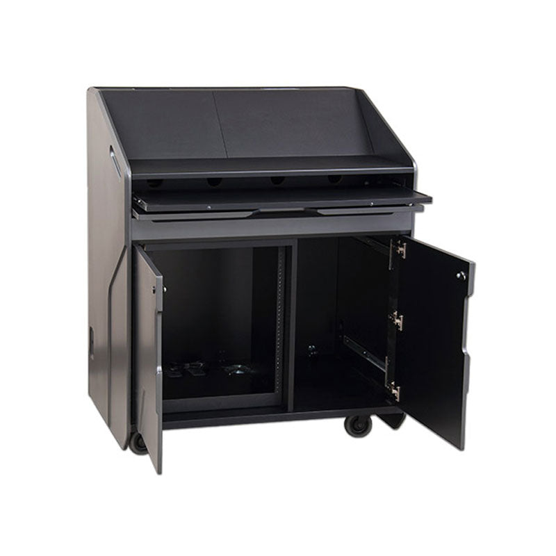 Audio Visual Furniture High Tech Multimedia Podium (12RU, Various) PDX20