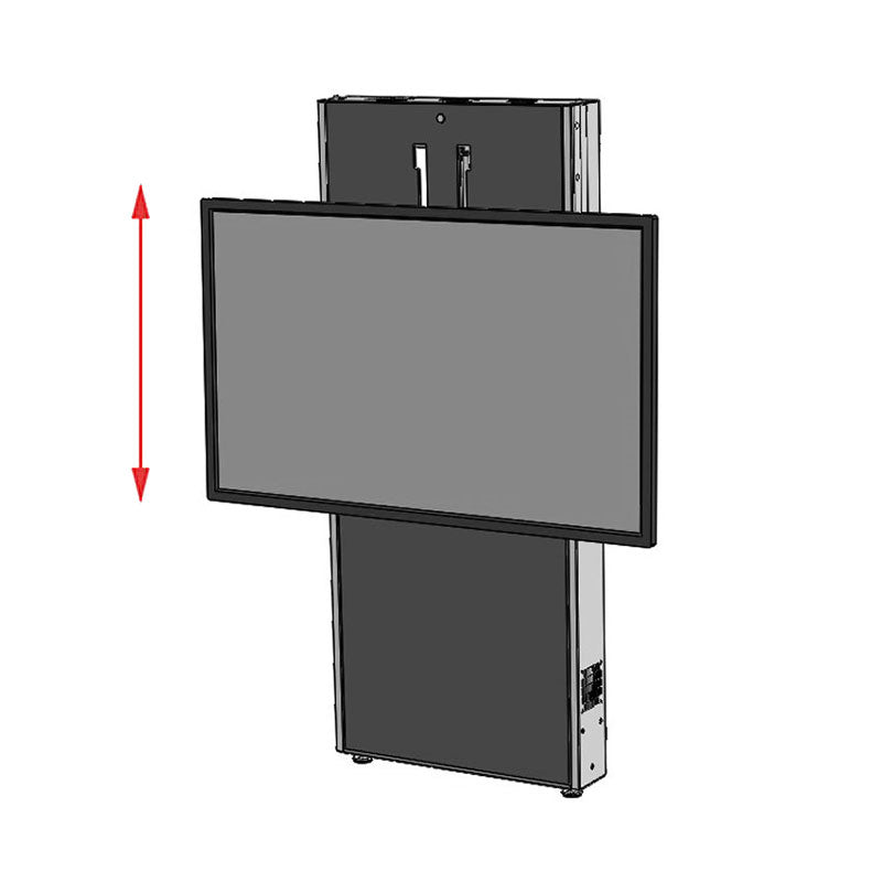 Audio Visual Furniture LFT7000WM-S Large Wall Mounted Electric Lift Stand
