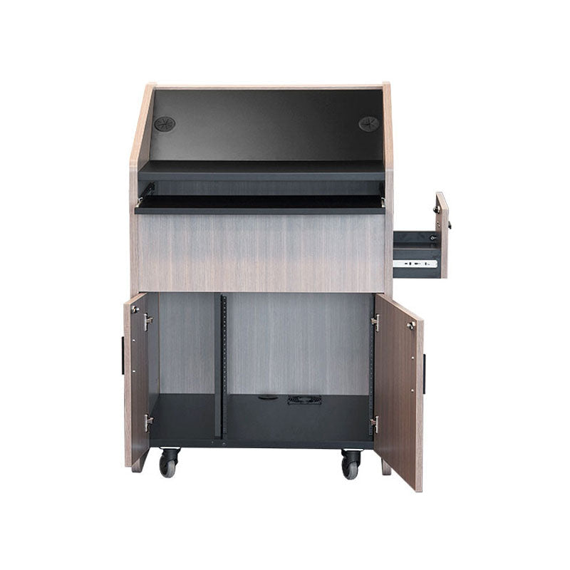 Audio Visual Furniture Mid-Size Podium with Rack (10RU, Various) PD3006