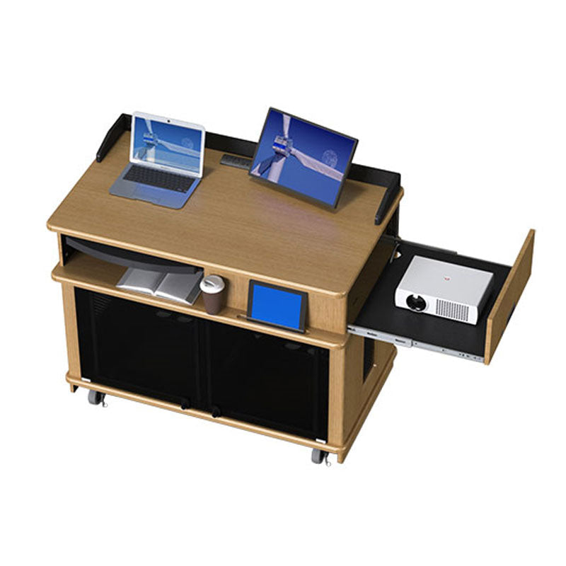 Audio Visual Furniture Mobile Instructor Podium IPVP7