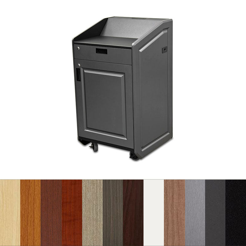 Audio Visual Furniture Multimedia Lectern (14RU) LEX31