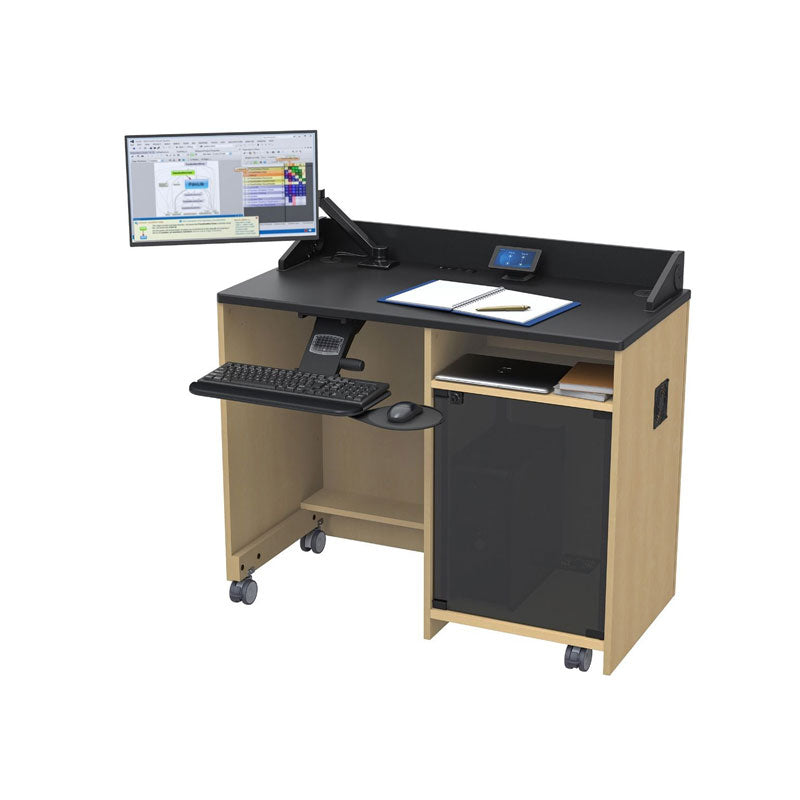 Audio Visual Furniture Teaching Multimedia Desk (14RU, Various) EDU-MD