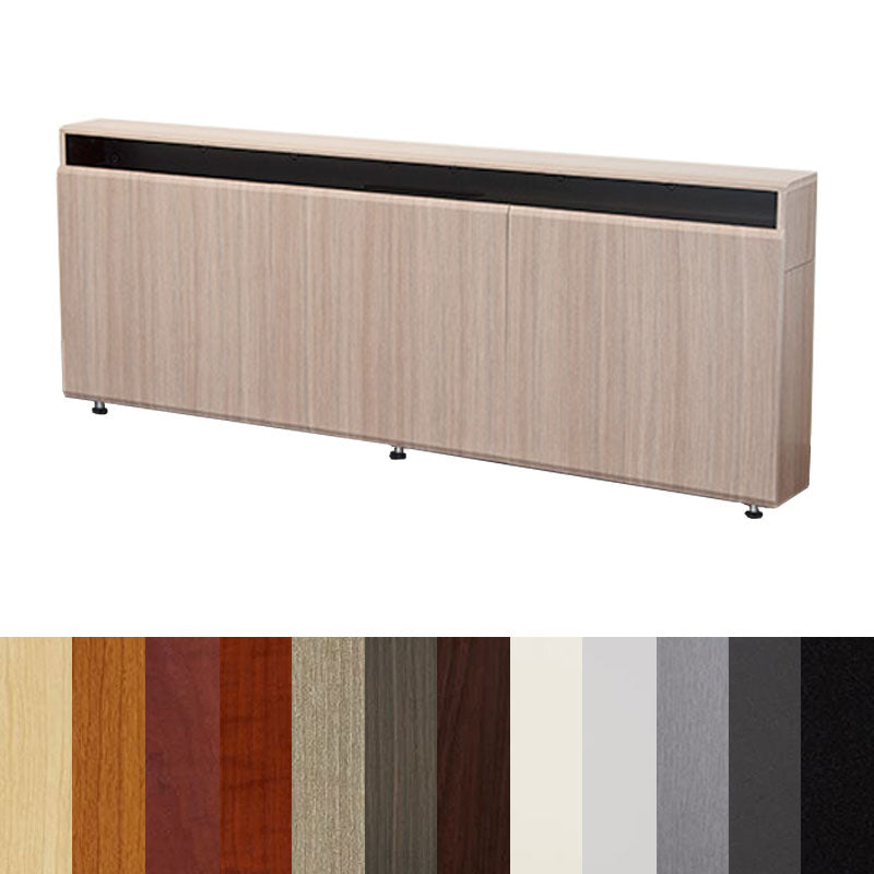 Audio Visual Furniture Wall Mount Credenza (3 Bay, 3x 3RU) CR3-WM