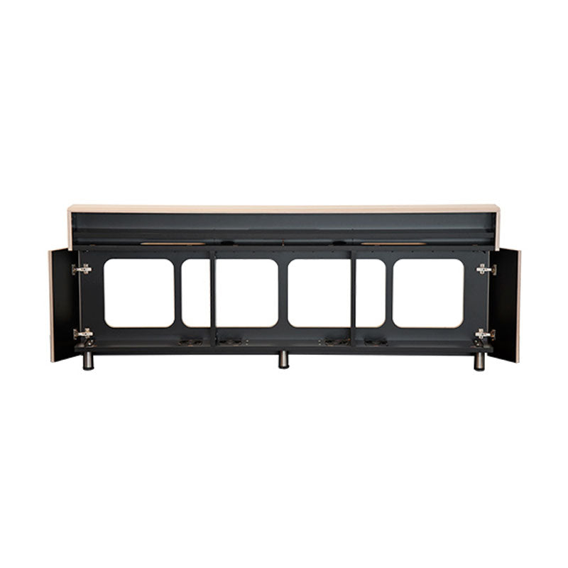 Audio Visual Furniture Wall Mount Credenza (3 Bay, 3x 3RU) CR3-WM