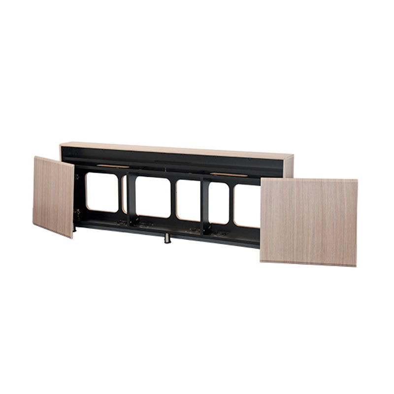 Audio Visual Furniture Wall Mount Credenza (3 Bay, Cable Mgmt) CR3-WM-CM