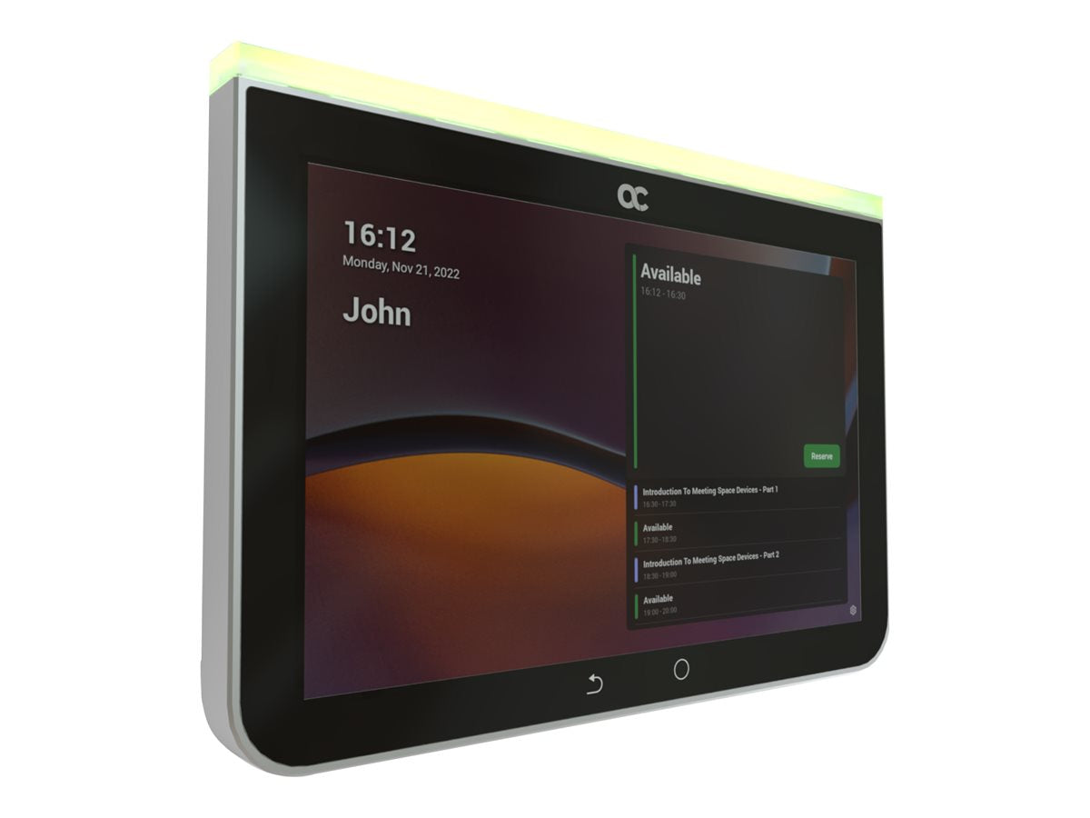 AudioCodes Room Experience (RX) Suite RX-PANEL - Meeting room scheduler - Certified for Microsoft Teams Rooms