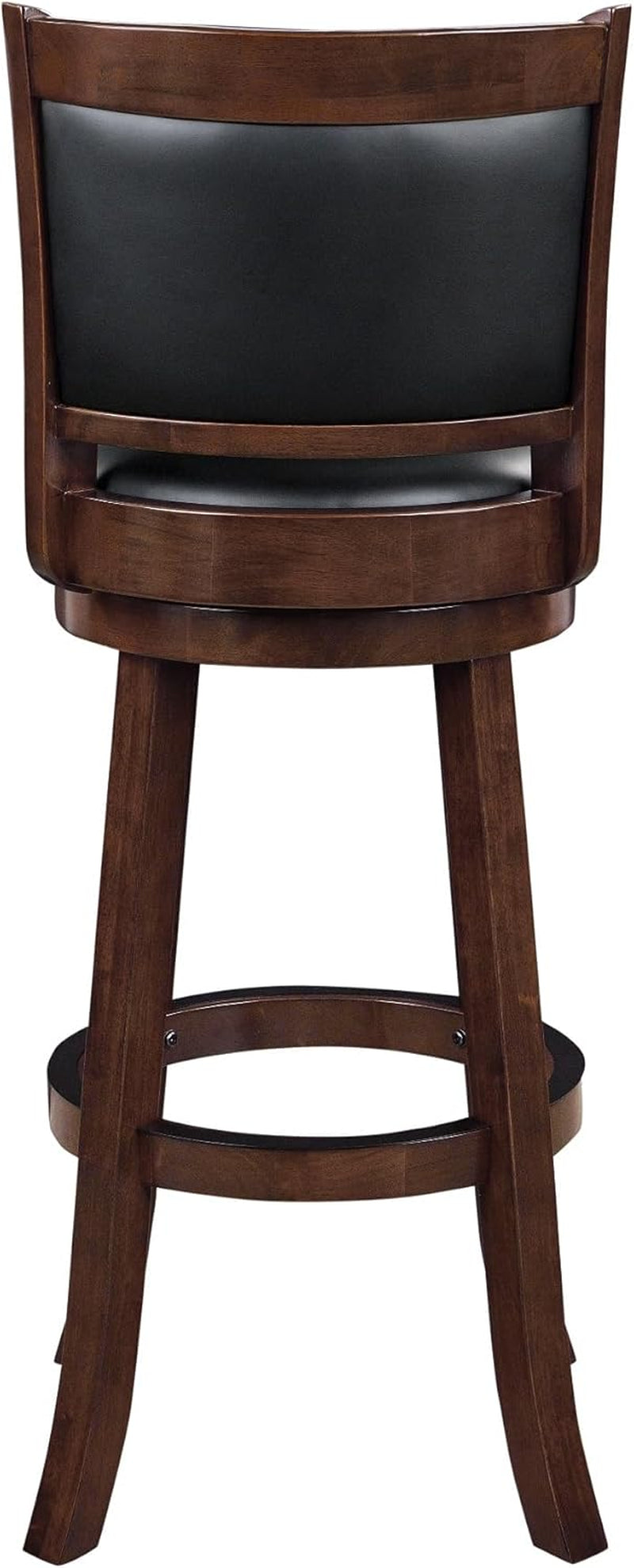 Augusta Extra Tall Bar Stool Cappuccino Swivel Seat