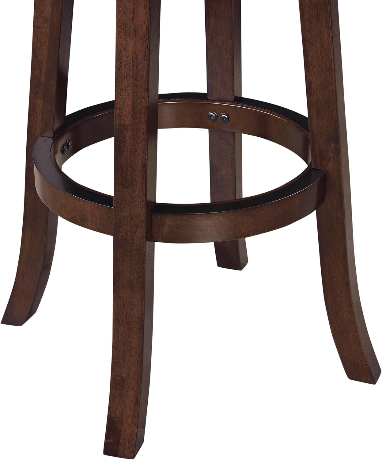 Augusta Swivel Extra Tall Bar Stool Faux Leather Cappuccino