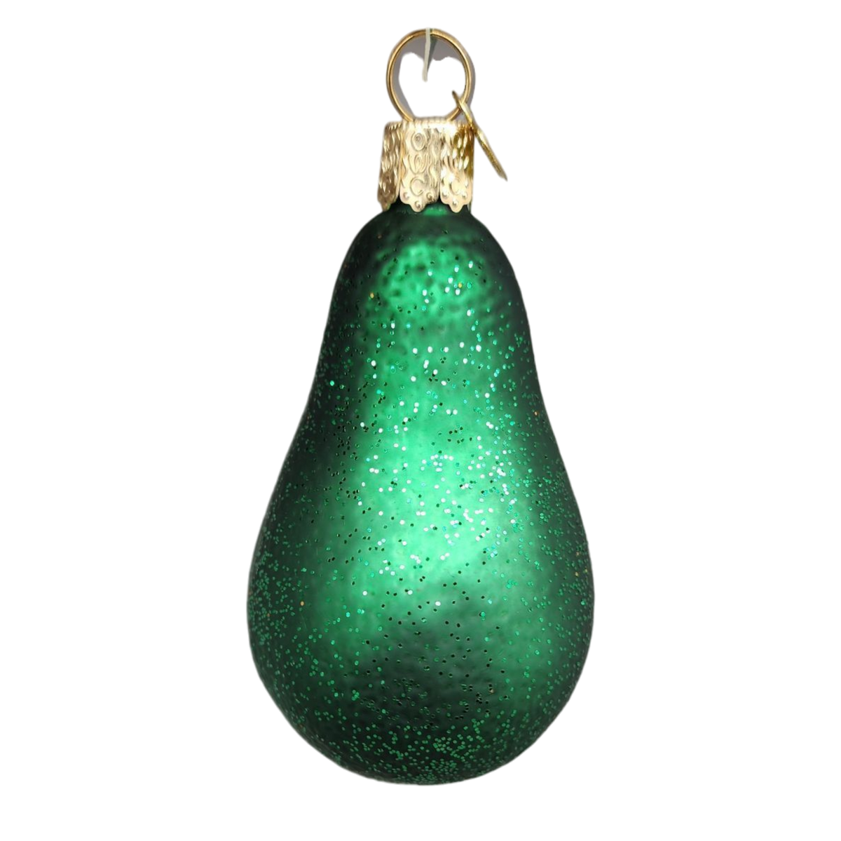 Avocado Glass Ornament