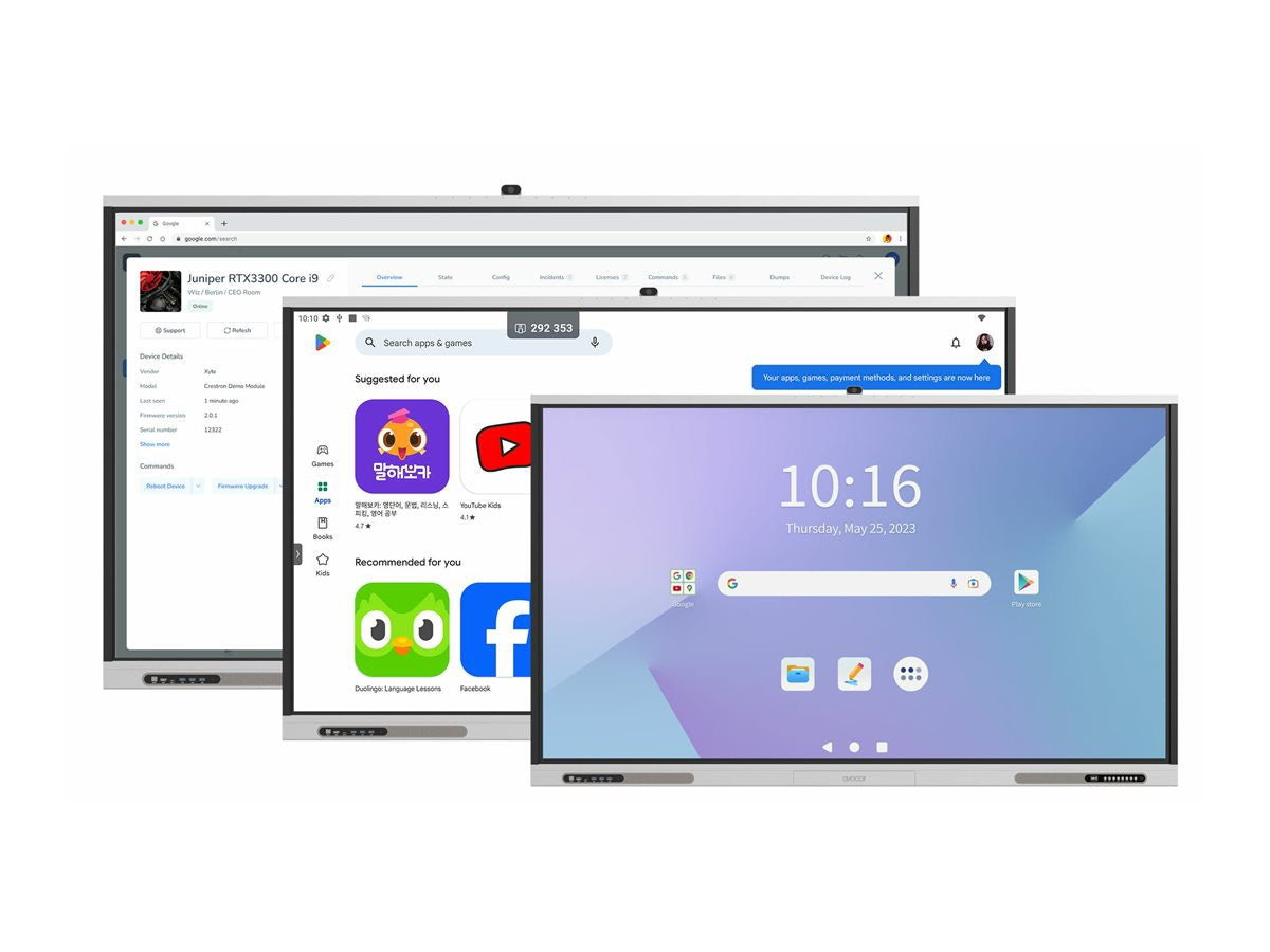 Avocor A-20 Series 65" 4K IR Touch LED Display for Collaboration