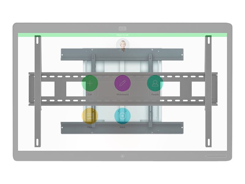 Avteq DynamiQ 400 Mount - Bracket - for touchscreen - textured black - wall-mountable BB400-40