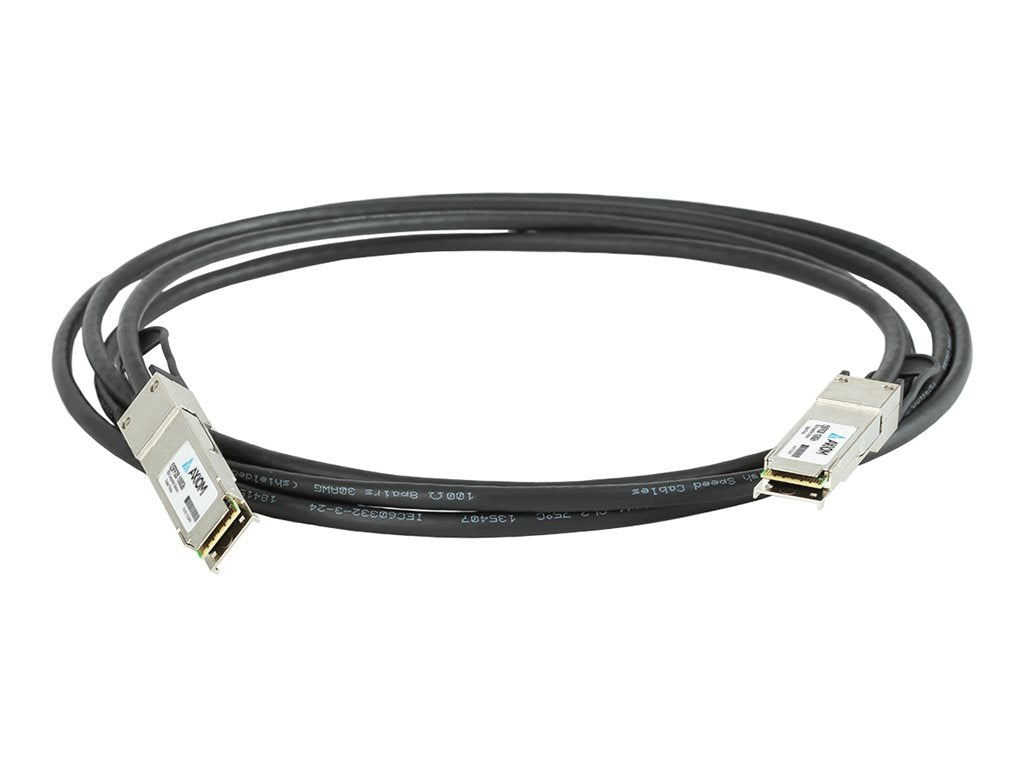 Axiom - 100GBase-CR4 direct attach cable - QSFP28 to QSFP28 - 6.6 ft - twinaxial - passive 470-ABOW-AX