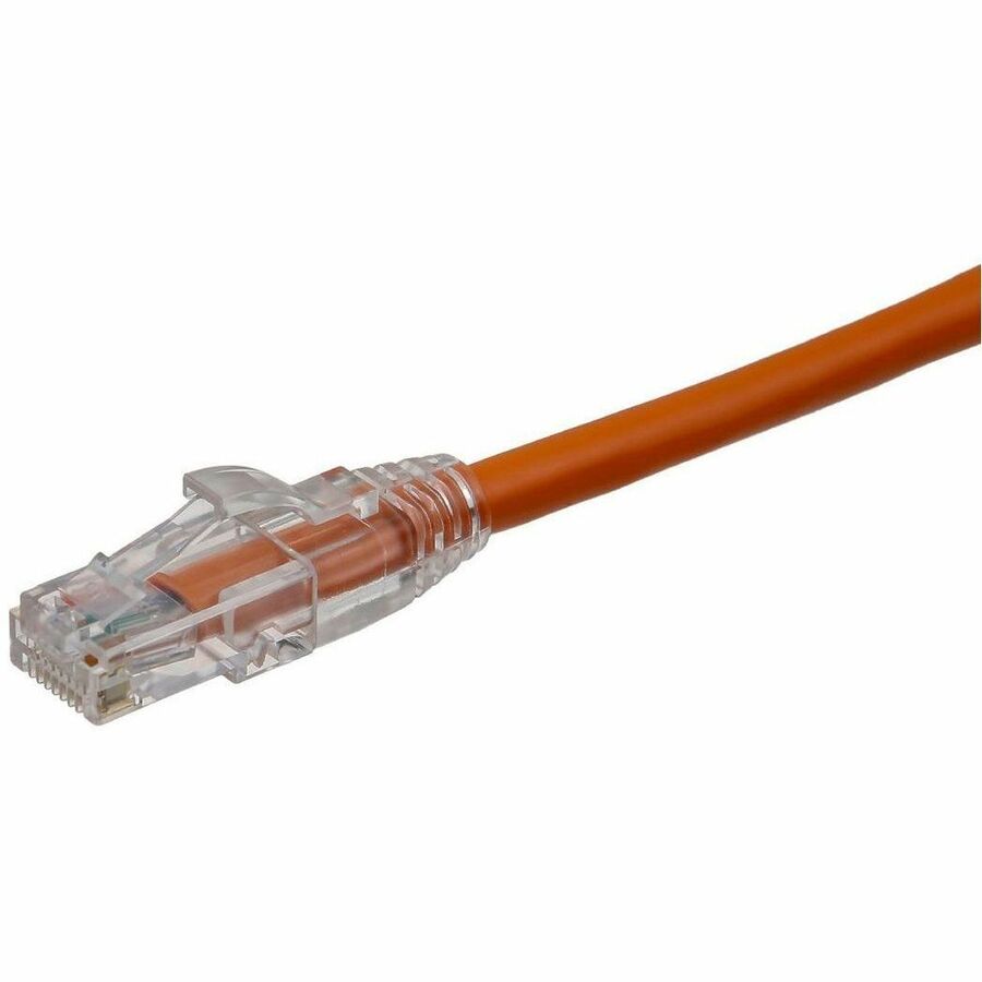 Axiom 10FT CAT6 Snagless Shielded (STP) Patch Cable - Orange - TAA Compliant - 10 ft