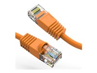 Axiom 12FT CAT5E 350mhz Patch Cable Molded Boot (Orange) - TAA Compliant - 12 ft Category