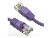 Axiom 12FT CAT5E 350mhz Patch Cable Molded Boot (Purple) - TAA Compliant - 12 ft Category