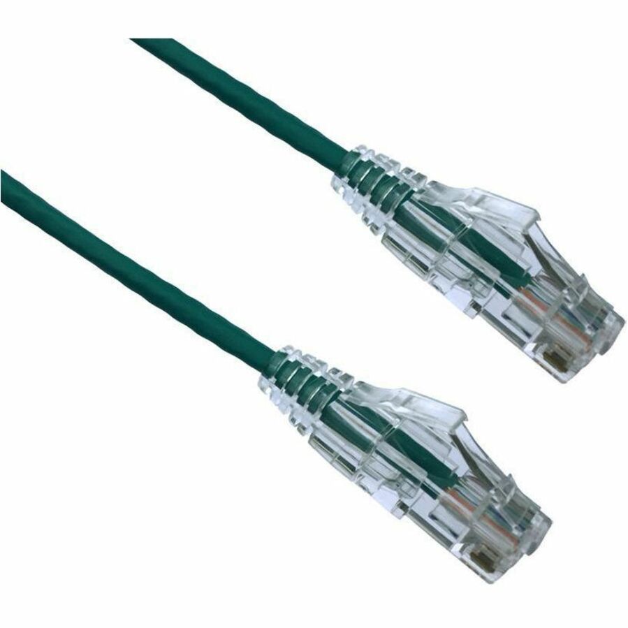 Axiom 20FT CAT6A BENDnFLEX Ultra-Thin Snagless Patch Cable (Green) - TAA Compliant - 20