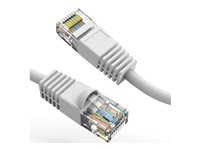 Axiom 30FT CAT5E 350mhz Patch Cable Molded Boot (White) - TAA Compliant - 30 ft Category