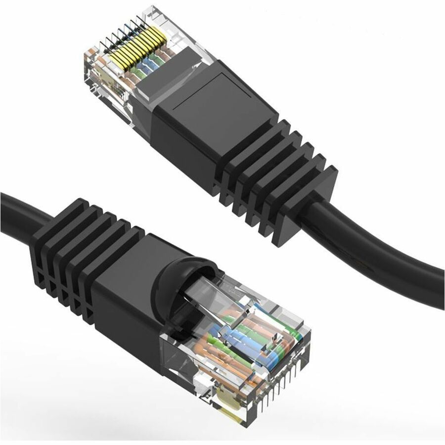 Axiom 35FT CAT5E 350mhz Patch Cable Molded Boot (Black) - TAA Compliant - 35 ft Category