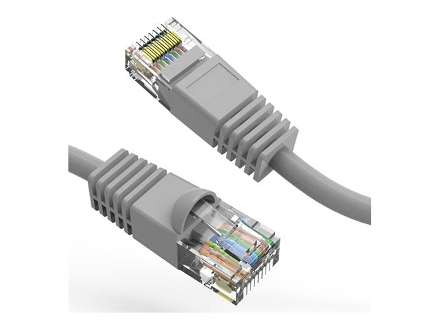 Axiom 35FT CAT5E 350mhz Patch Cable Molded Boot (Gray) - TAA Compliant - 35 ft Category