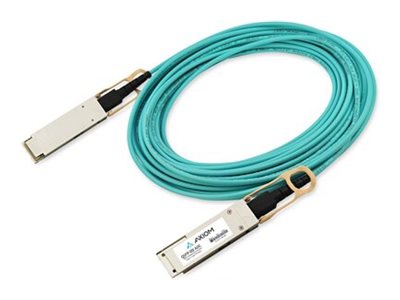 Axiom - 400GBase-AOC direct attach cable - QSFP-DD to QSFP-DD - 2.5 m - fiber optic - Active Optical Cable (AOC) QDD-400-AOC25M-AX