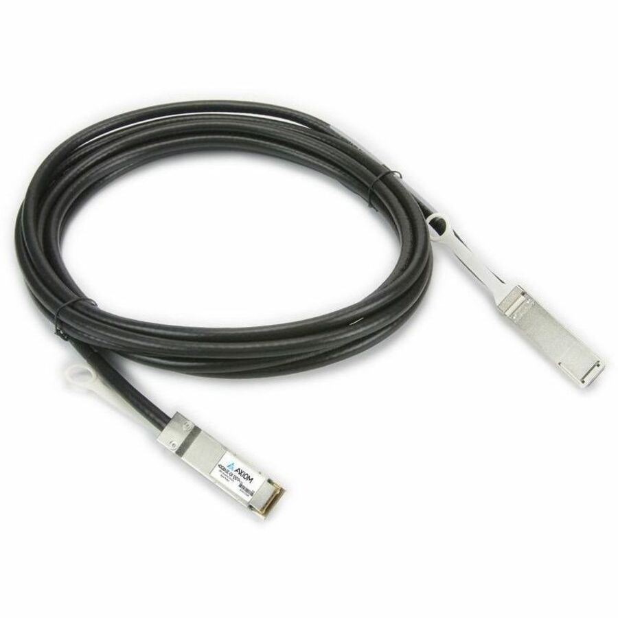 Axiom 40GBASE-CR4 QSFP+ Passive DAC Cable Fortinet Compatible 3m FN-CABLE-QSFP+3-AX