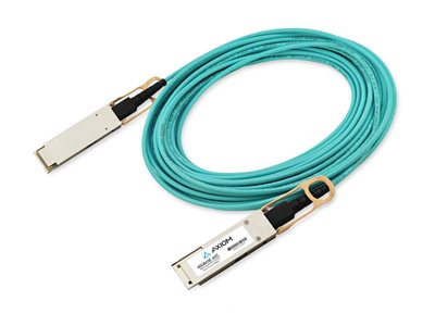 Axiom - 40GBase-AOC direct attach cable - QSFP+ to SFP+ - 3 m - fiber optic - Active Optical Cable (AOC) QSFP-4XS10G-AOC3M-AX