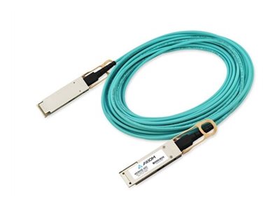 Axiom - 40GBase-AOC direct attach cable - QSFP+ to SFP+ - 5 m - fiber optic - Active Optical Cable (AOC) QSFP-4XS10G-AOC5M-AX