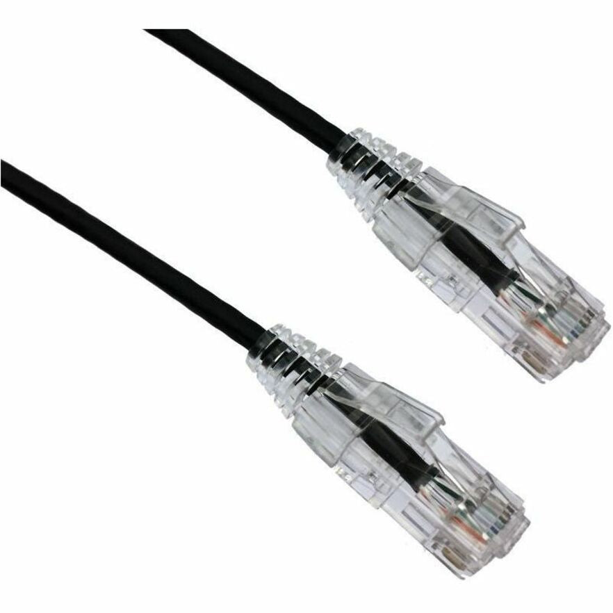 Axiom 4FT CAT6 Snagless BENDnFLEX Ultra-Thin Patch Cable - Black - TAA Compliant - 4 ft