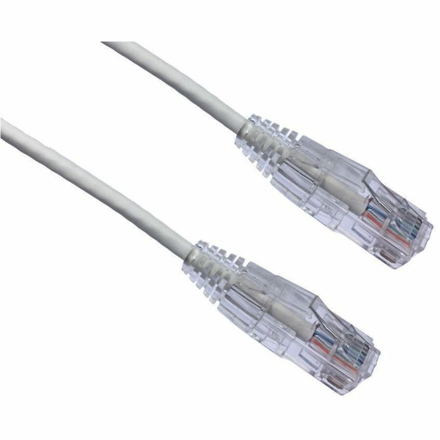 Axiom 4FT CAT6 Snagless BENDnFLEX Ultra-Thin Patch Cable - White - TAA Compliant - 4 ft