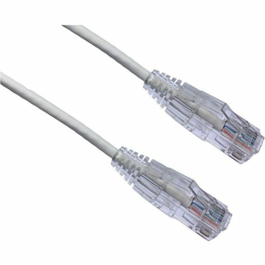Axiom 6IN CAT6 BENDnFLEX Ultra-Thin Snagless Patch Cable 550mhz (White) - 6" Category 6