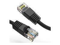 Axiom 8FT CAT5E 350mhz Patch Cable Molded Boot (Black) - TAA Compliant - 8 ft Category 5e