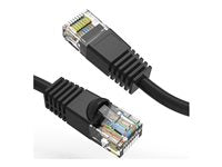 Axiom 8FT CAT5E 350mhz Patch Cable Molded Boot (Black) - TAA Compliant - 8 ft Category 5e