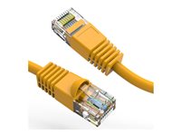 Axiom 8FT CAT5E 350mhz Patch Cable Molded Boot (Yellow) - TAA Compliant - 8 ft Category