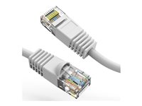 Axiom 9FT CAT5E 350mhz Patch Cable Molded Boot (White) - TAA Compliant - 9 ft Category 5e