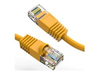 Axiom 9FT CAT5E 350mhz Patch Cable Molded Boot (Yellow) - TAA Compliant - 9 ft Category