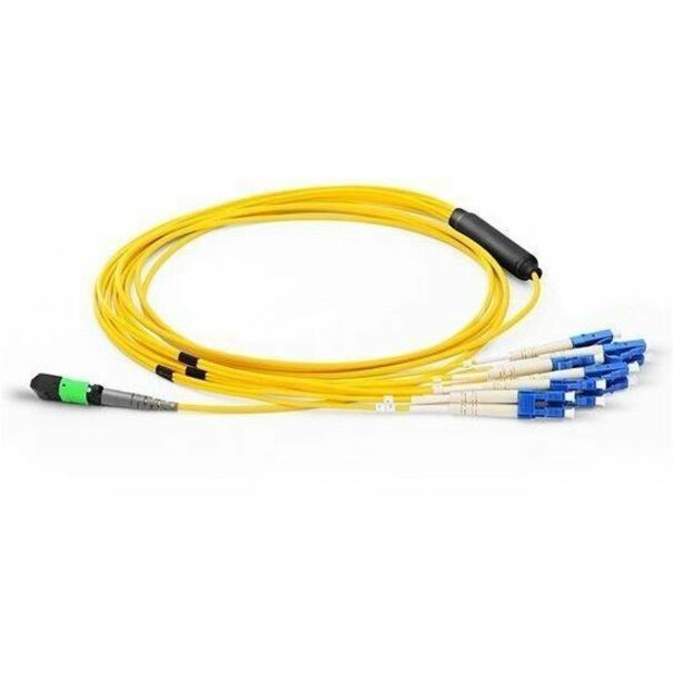 Axiom MPO Female to 4 LC Singlemode 9/125 Fiber Breakout Cable 3m - TAA Compliant - 9.84