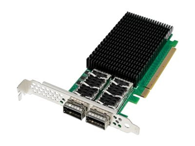 Axiom - Network adapter - PCIe 3.0 x16 low profile - 100 Gigabit QSFP28 x 2 MCX456A-ECAT-AX
