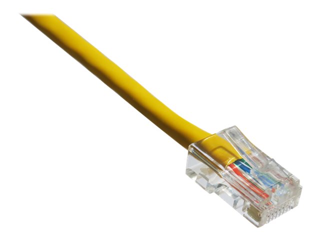Axiom - Patch cable - RJ-45 (M) to RJ-45 (M) - 30 ft - UTP - CAT 6 - stranded - yellow