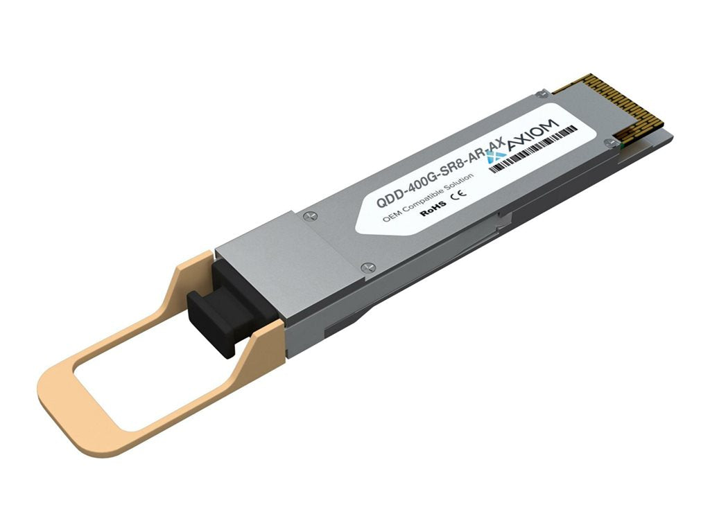 Axiom - QSFP-DD transceiver module (equivalent to: Arista Networks QDD-400G-SR8-AR) - 400GbE - 400GBase-SR8 - MPO-16 multi-mode QDD-400G-SR8-AR-AX