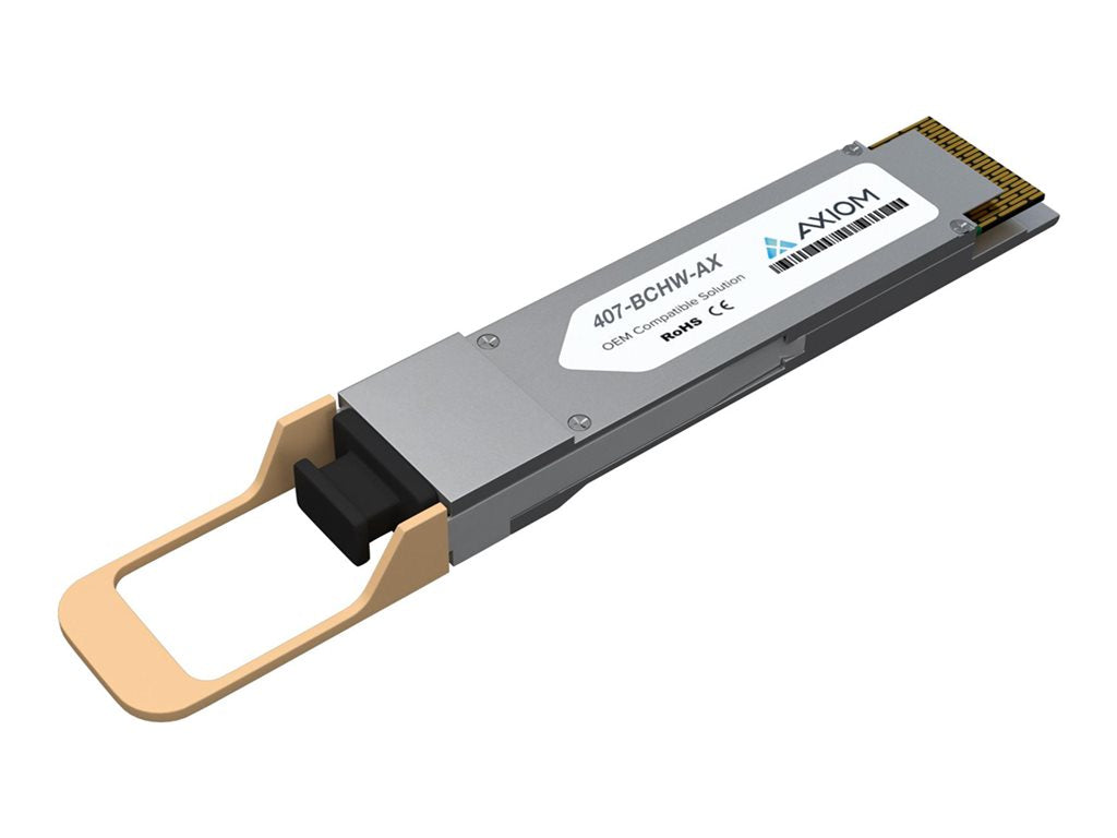 Axiom - QSFP-DD transceiver module (equivalent to: Dell 407-BCHW) - 400GbE - 400GBase-SR8 - MPO-16 multi-mode - up to 328 ft 407-BCHW-AX