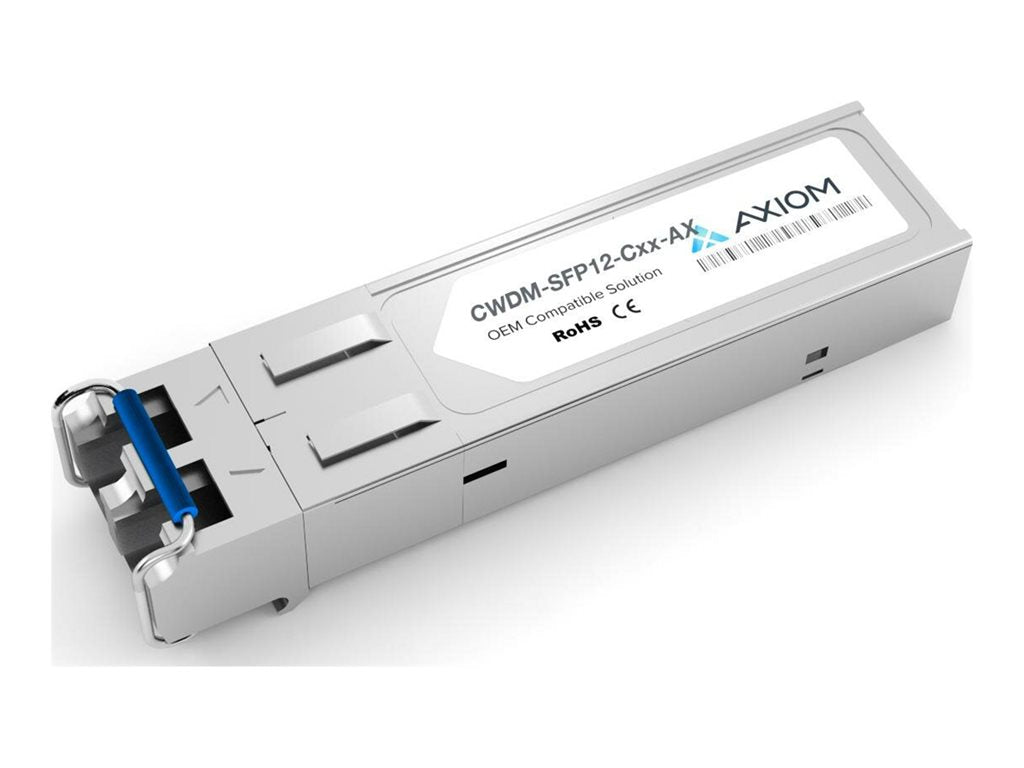 Axiom - SFP (mini-GBIC) transceiver module - 100Mb LAN (optical), 2.7 GigaE - 2.7GBase-LR2 (CWDM) - LC single-mode - up to 74.6 SFPC12-MR39-AX
