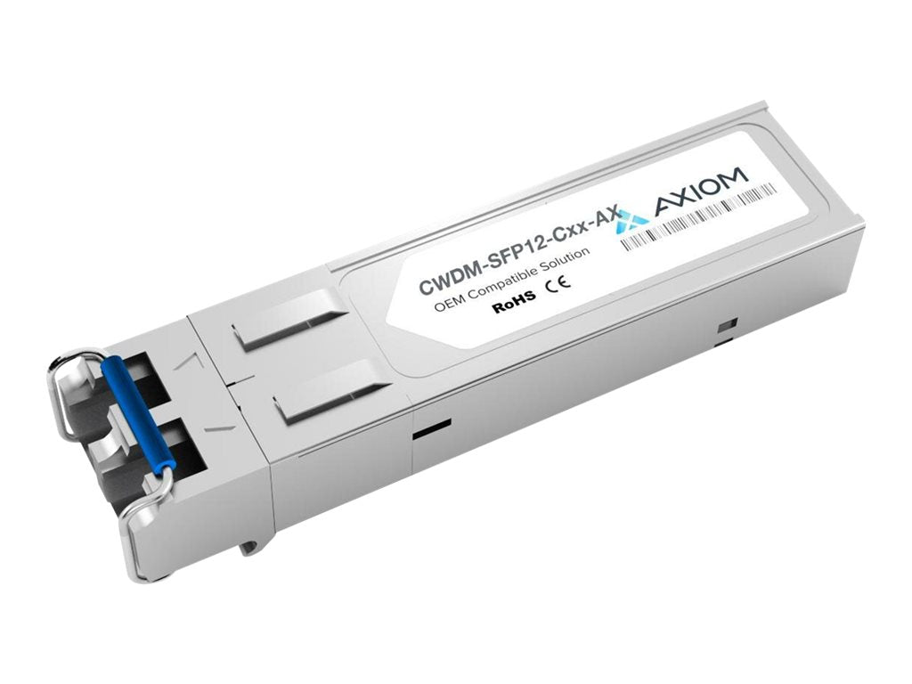 Axiom - SFP (mini-GBIC) transceiver module (equivalent to: Axiom SFPC12-MR35-AX) - 2.7GbE - 2.7GBase-LR2 (CWDM) - LC single-mode