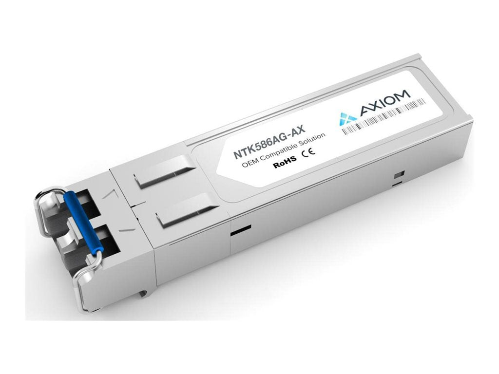 Axiom - SFP (mini-GBIC) transceiver module (equivalent to: Ciena NTK586AG) - 1GbE - 1000Base-DWDM - LC single-mode - up to 49.7 NTK586AG-AX