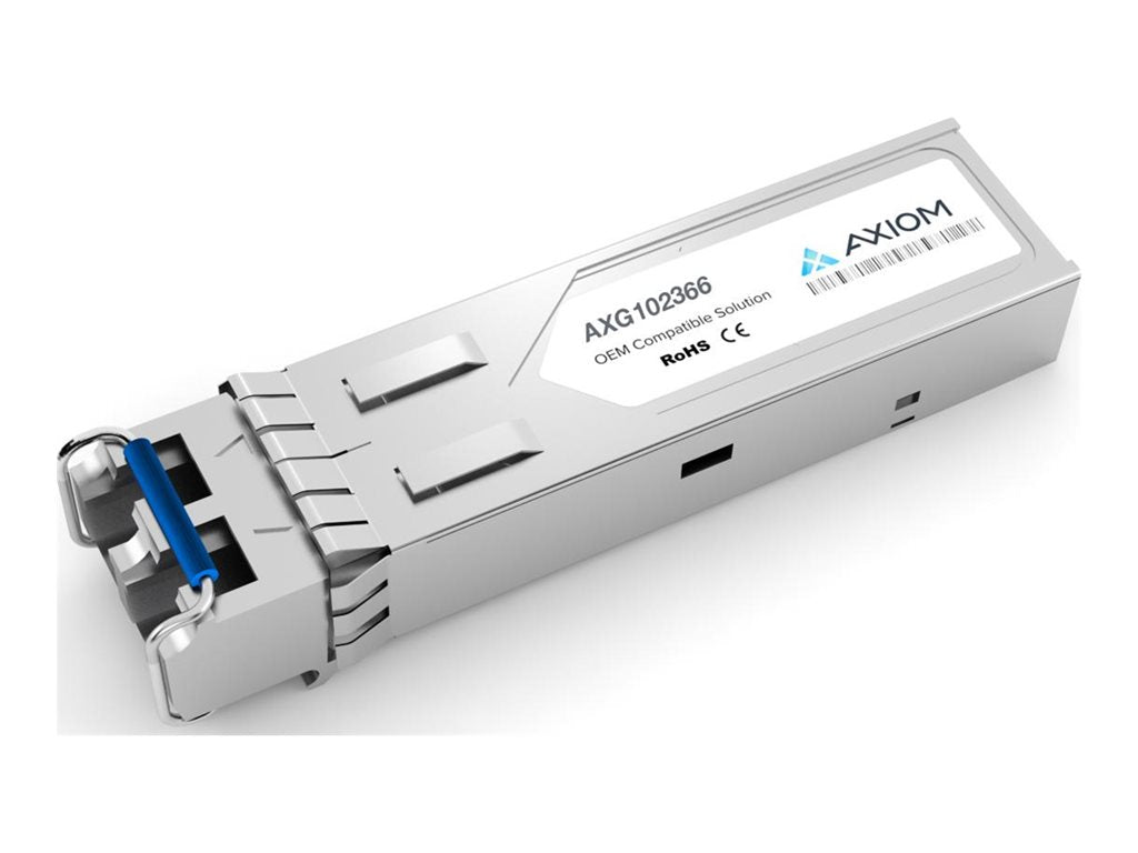 Axiom - SFP+ transceiver module (equivalent to: Alcatel-Lucent iSFP-10G-LR) - 10GbE - 10GBase-LR - LC single-mode - up to 6.2 AXG102366